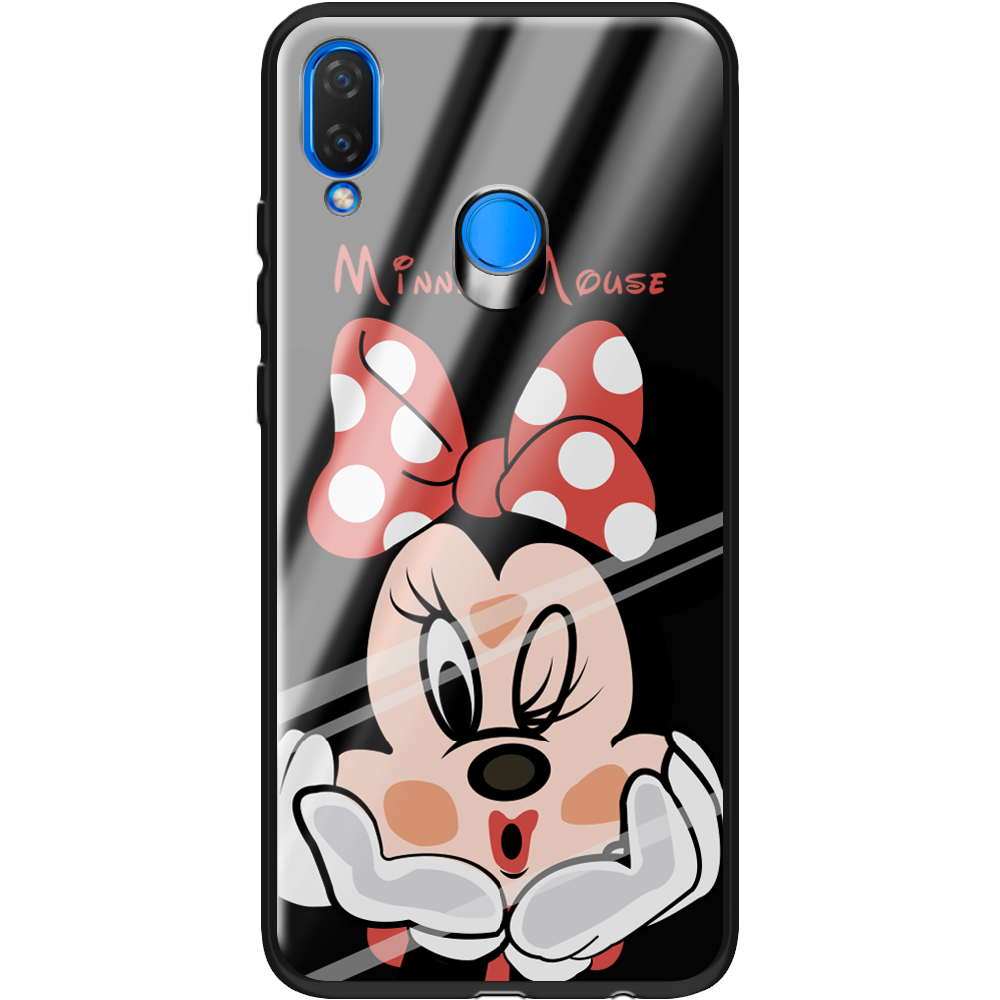 Чохол Boxface Huawei P Smart Plus Lady M Чорний силікон зі склом (34912-cc59-37724)