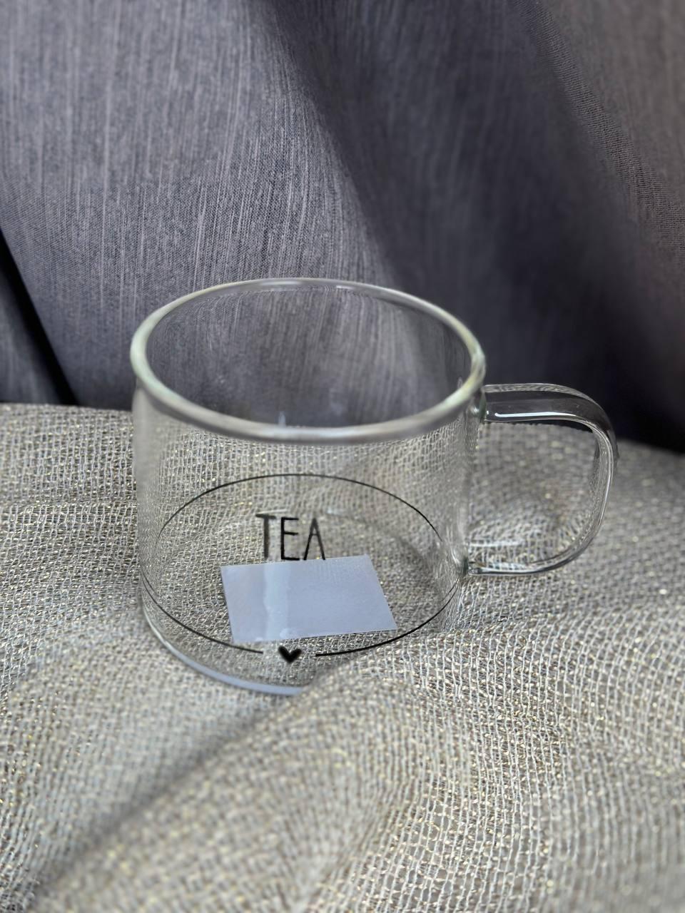 Чашка Olens Любов скляна 250 мл Прозорий (102-795)