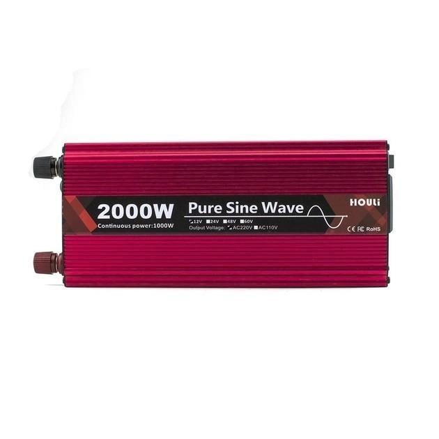Автомобильный преобразователь напряжения Power Inverter 12-220V 2000W (1-4-3669) - фото 4