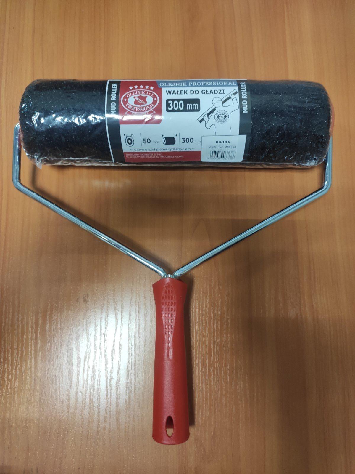 Валик для нанесення мокрої шпаклівки OLEJNIK з ручкою 30 см (250300) - фото 3