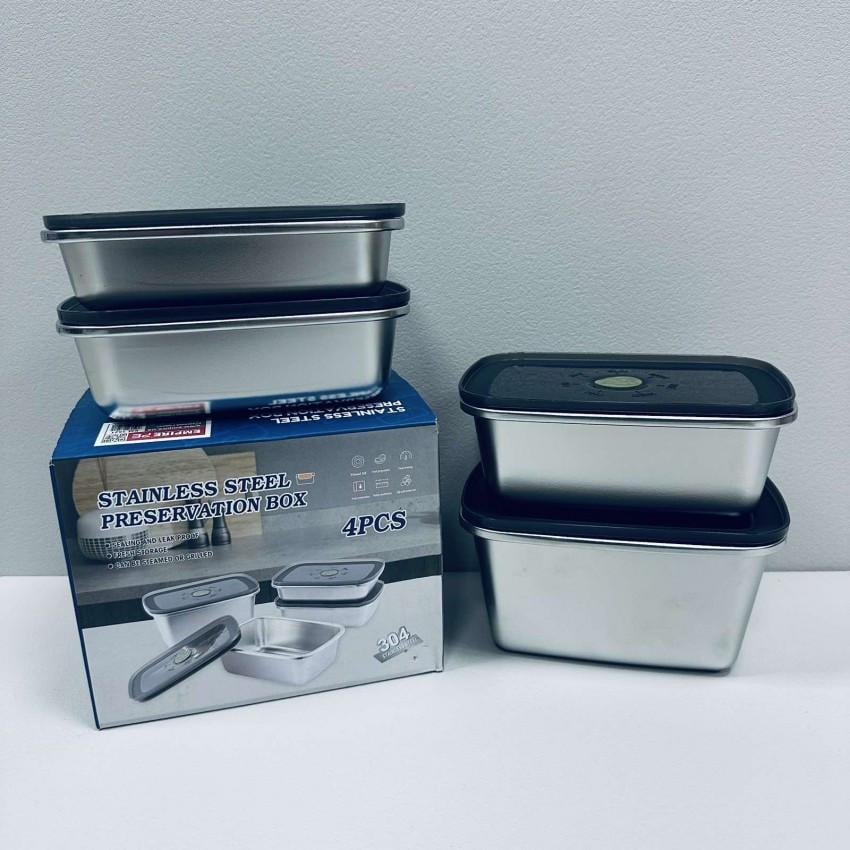 Набір гастроконтейнерів Empire EM-3521 з кришкою 500/650/750/1000 мл 4 шт. (2614887037)