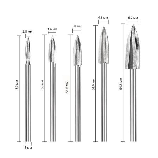 Набор борфрез для резьбы по дереву (AN00396) - фото 12 Набор борфрез для резьбы по дереву (AN00396) - фото 12