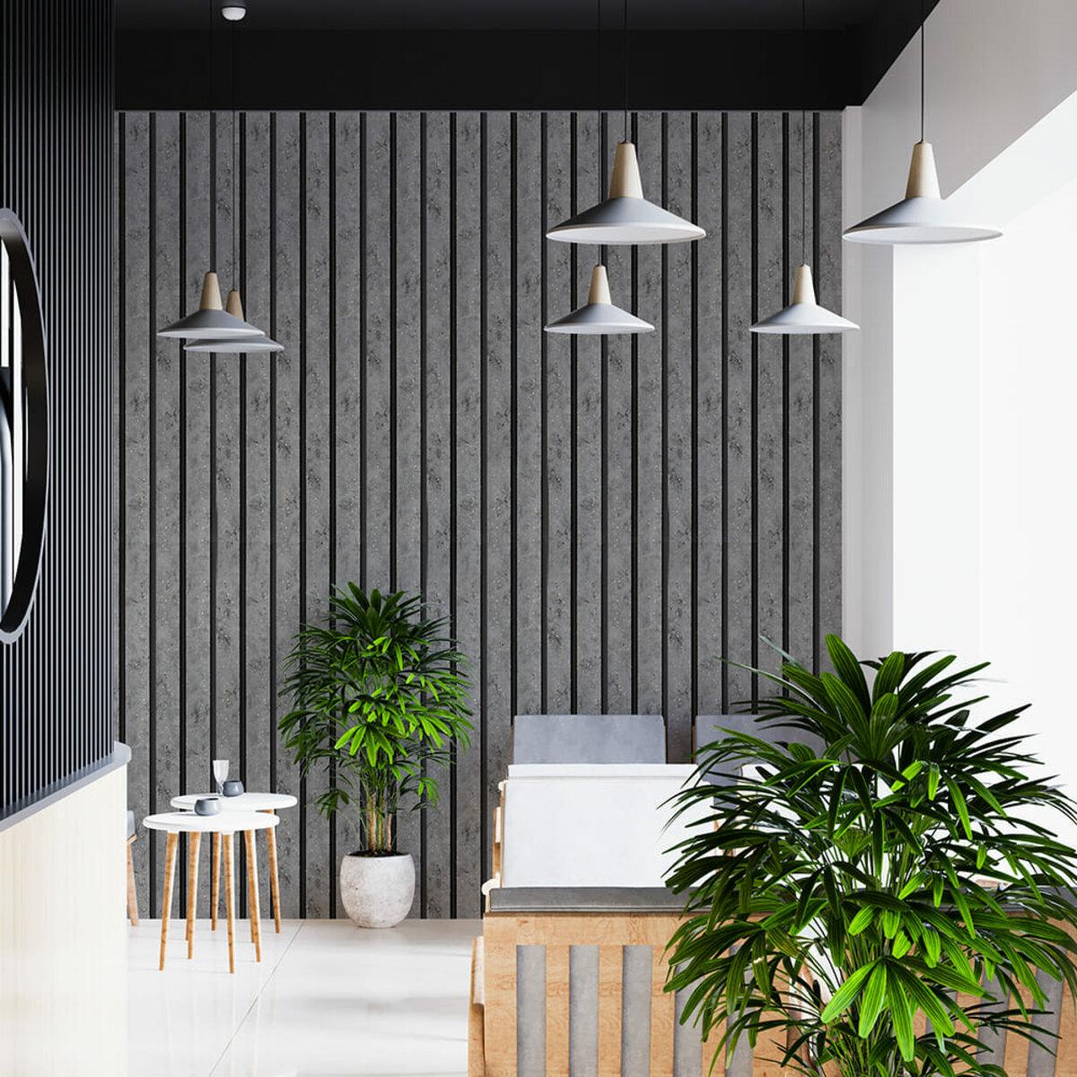 Рейка декоративна PS бетон із золотими вкрапленнями 2900х120х12 мм (SW-00001752) - фото 6 Рейка декоративна PS бетон із золотими вкрапленнями 2900х120х12 мм (SW-00001752) - фото 6