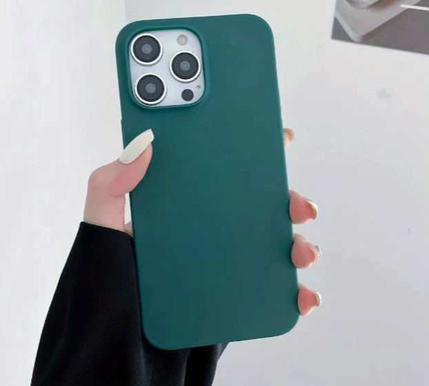 Чехол на телефон iPhone 14 силиконовый матовый нескользящий (Н - 1005/1) - фото 2