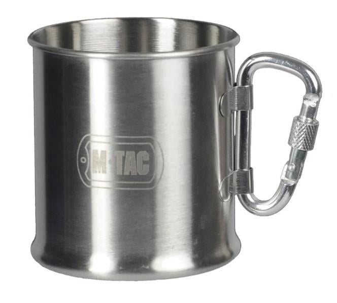 Кружка с карабином M-Tac из нержавеющей стали