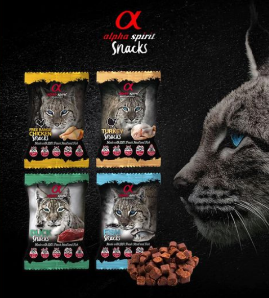 Ласощі для котів Alpha Spirit Snacks напіввологі беззернові кубики з індички 35 г (as8002335) - фото 9