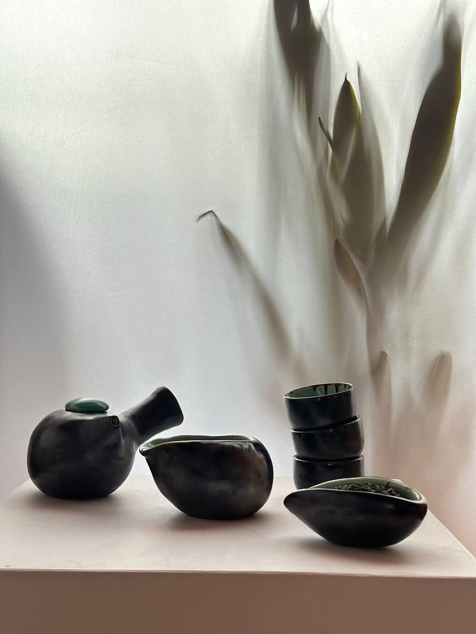 Набор для чайной церемонии Путь разума полный ручной работы (TS-25) - фото 2 Набор для чайной церемонии Путь разума полный ручной работы (TS-25) - фото 2