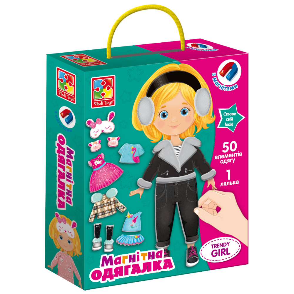 Гра-одягалка магнітна Vladi Toys Trendy girl (VT3702-23)