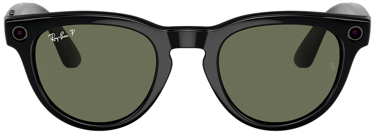 Смарт-окуляри Ray-Ban Meta Headliner Shiny Black Frame/Green Lenses RW4009 601/9A 50-23 - фото 4