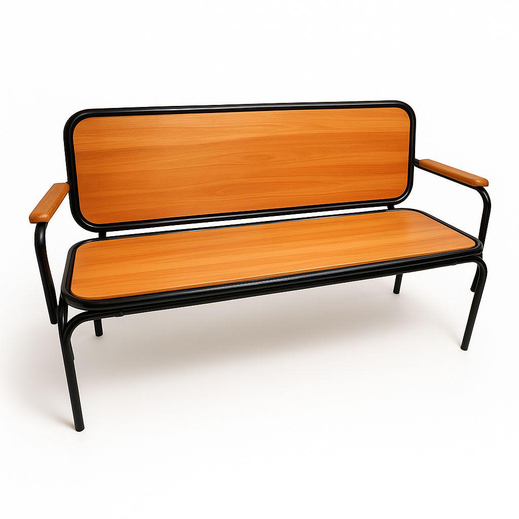 Лавка потрійна зі спинкою ДСП (27377403)