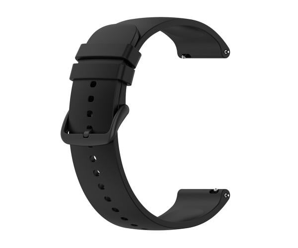 Ремешок Silicone для смарт-часов Huawei Watch 5 46 мм 22 мм Черный