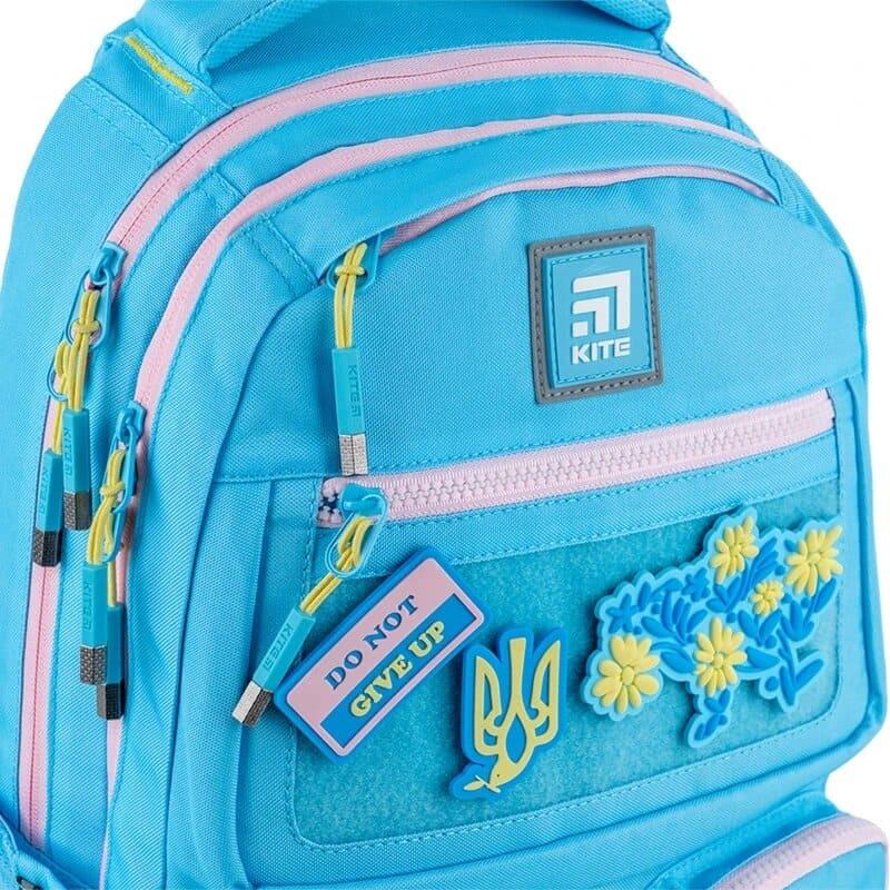 Школьный рюкзак подростковый KITE Education teens Be Ukraine 17 л Голубой (K24-2587M-6) - фото 14