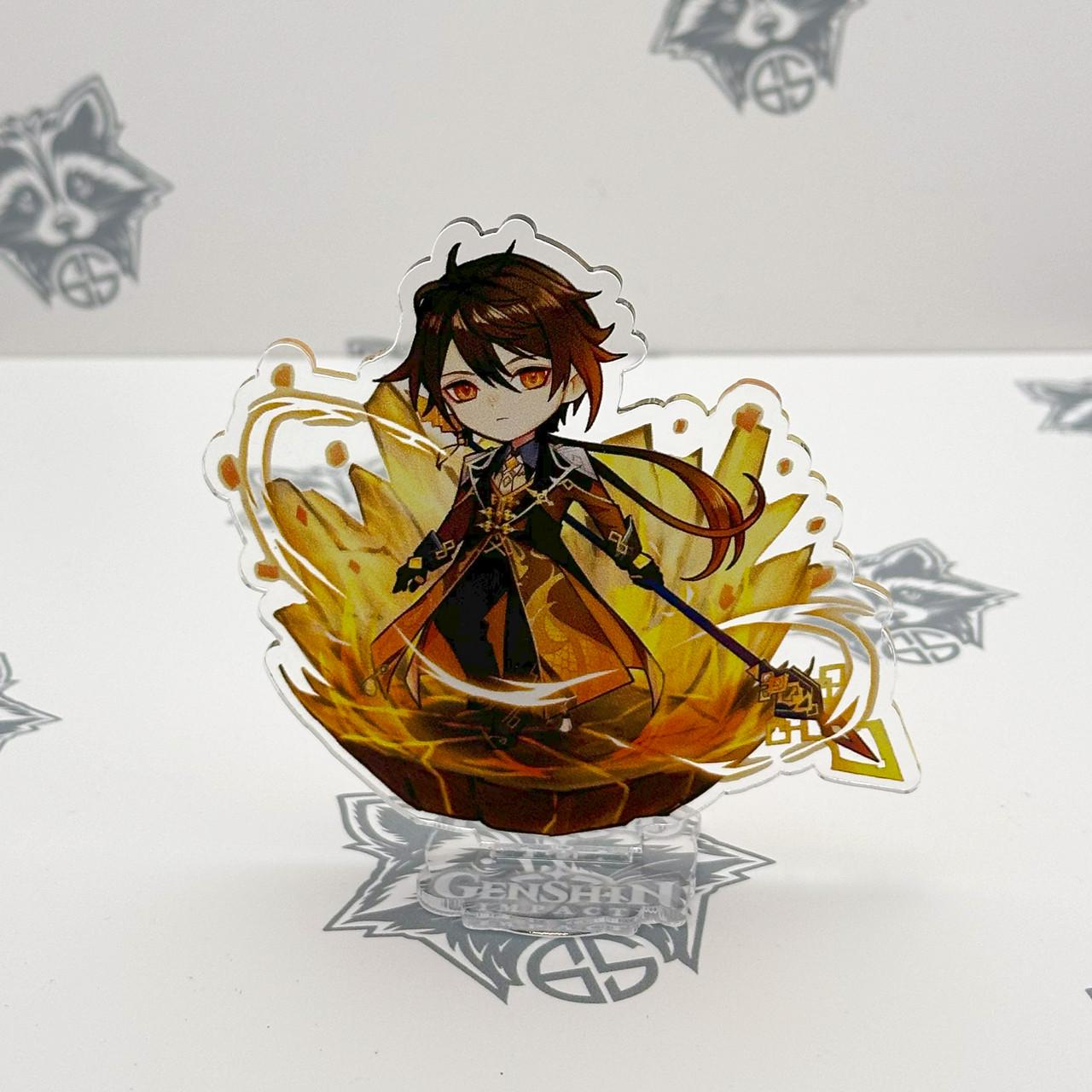Фигурка коллекционная акриловая Genshin Impact Chibi Чжун Ли 10 см (2110038889)