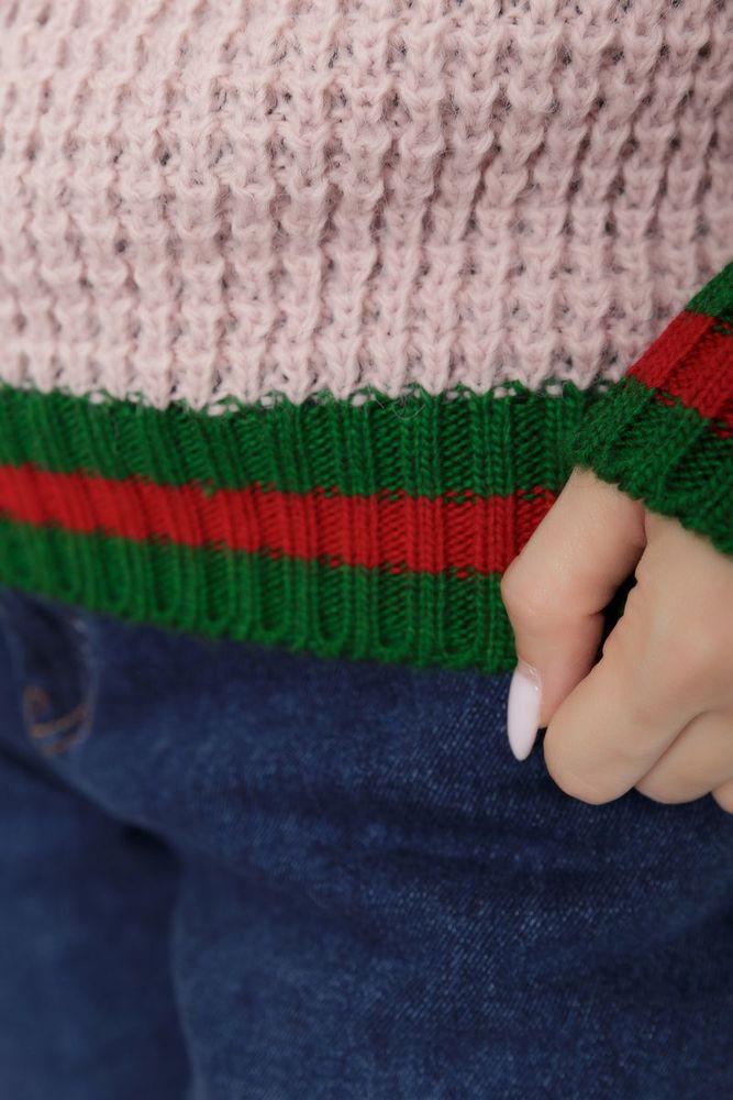 Светр жіночий в'язаний Ager 167R1000 M/L Пудровий (9622850) - фото 5