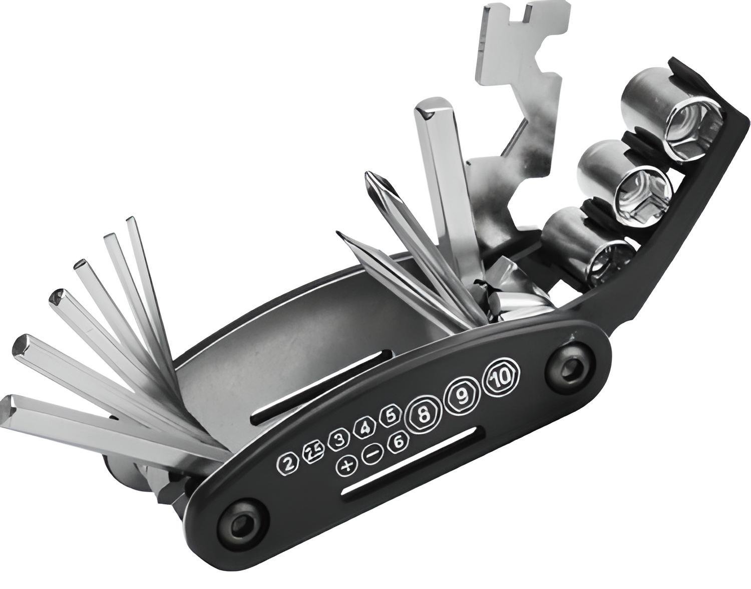 Мультитул для ремонта велосипеда и электросамоката 16в1 (45135440)