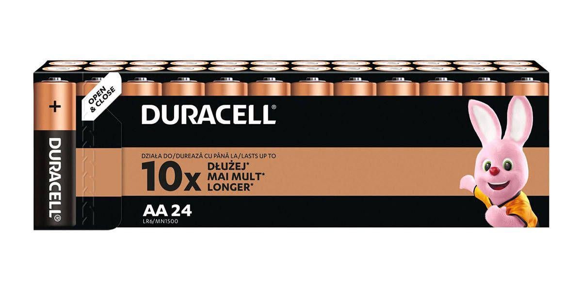 Батарейки Duracell AA LR06 MN1500 24 шт.