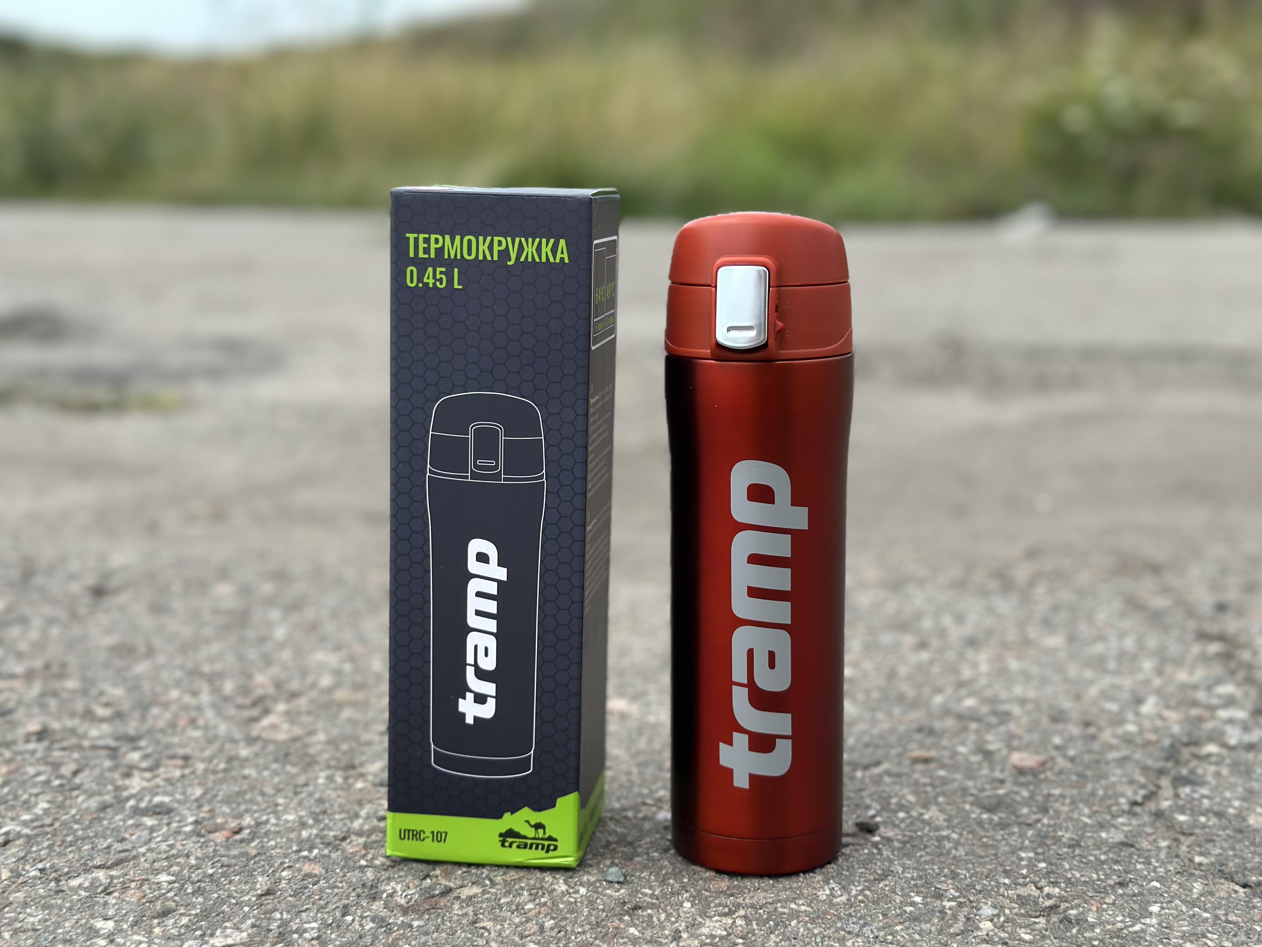 Термокружка Tramp держит 12 ч. 0,45 л (UTRC-107-red) - фото 5