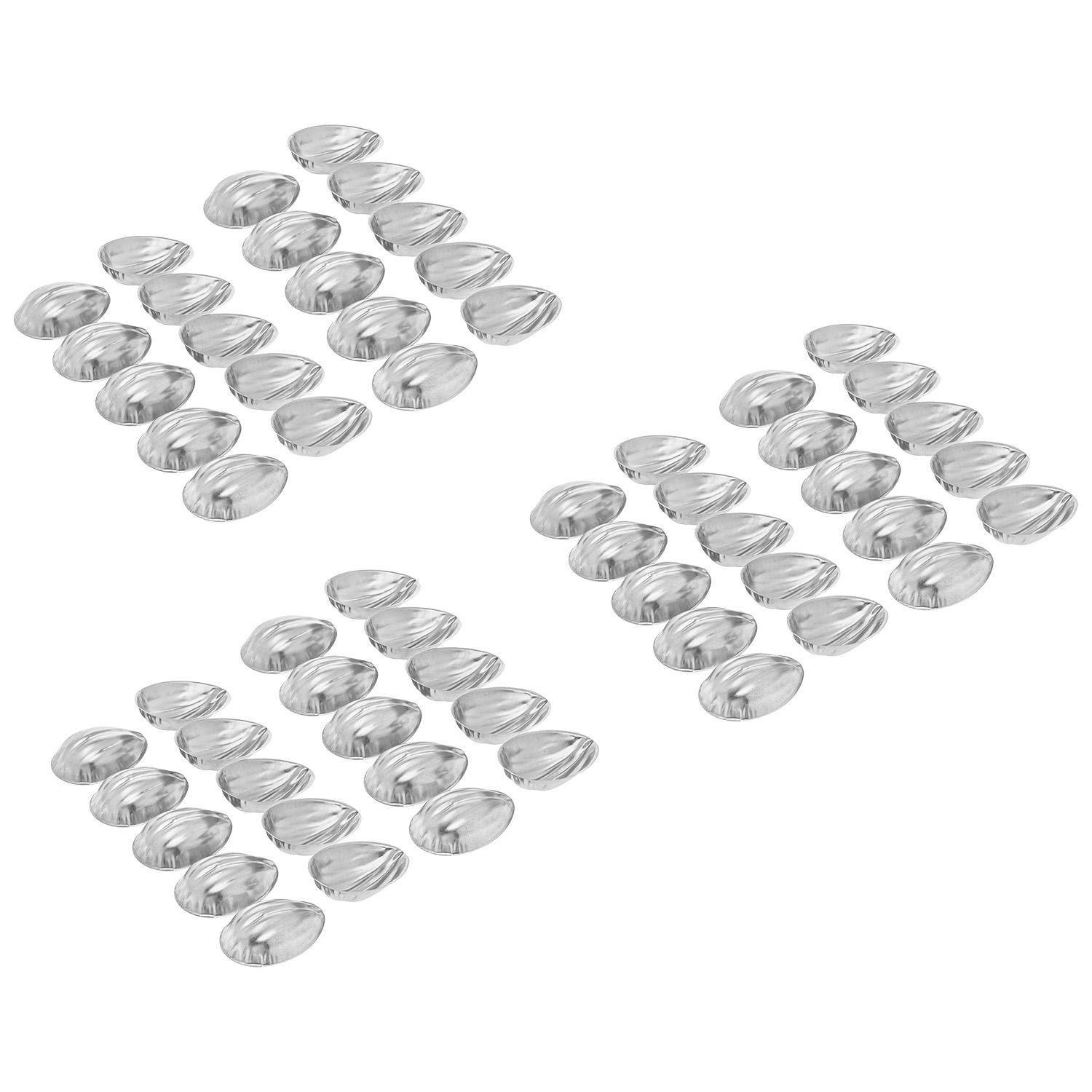 Набор формочек порционных для выпечки печенья Орешки с ребристой поверхностью 60 шт. (26250638)