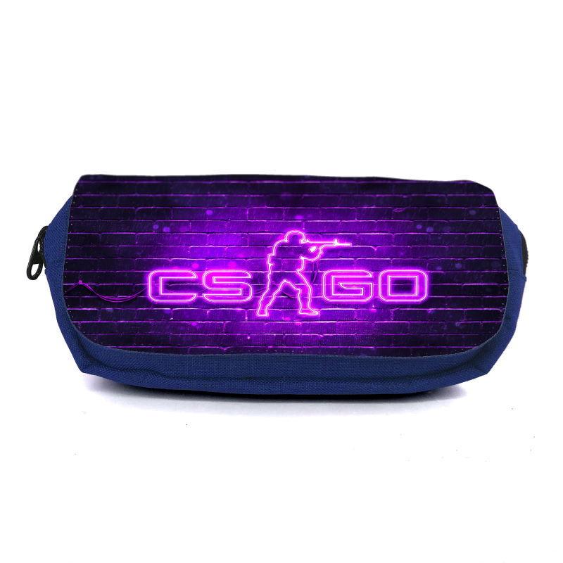 Пенал школьный Контр Забастовка CSGO-0033 Синий (1442383536)