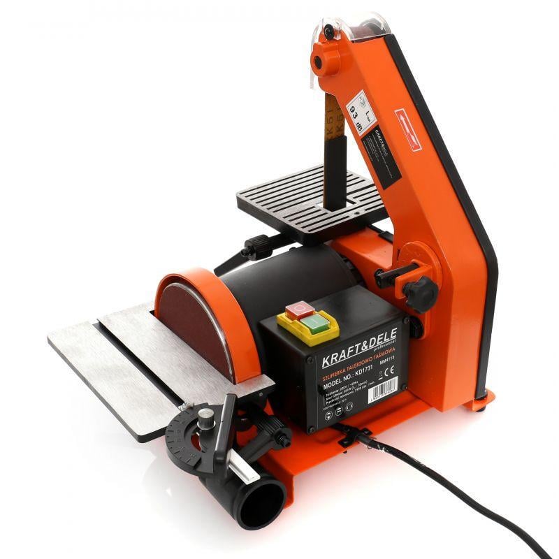 Верстат шліфувальний для дерева та пластмас Kraft&Dele KD1731 2188002196 стрічково-дисковий настільний 550 Вт - фото 6 Верстат шліфувальний для дерева та пластмас Kraft&Dele KD1731 2188002196 стрічково-дисковий настільний 550 Вт - фото 6