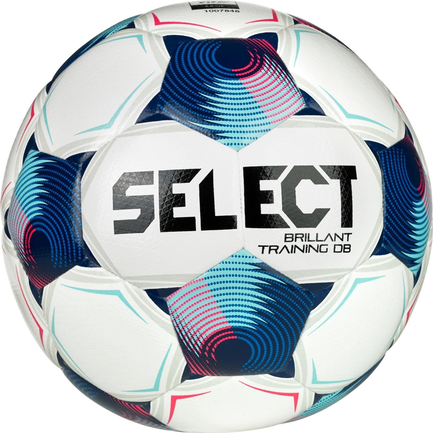 Футбольный мяч Select BRILLANT TRAINING DB V25 FIFA BASIC р. 5 Бело-розовый (086415-002)