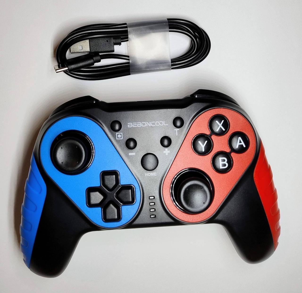 ᐉ Геймпад Beboncool сумісний з Nintendo Switch Чорний з червоним