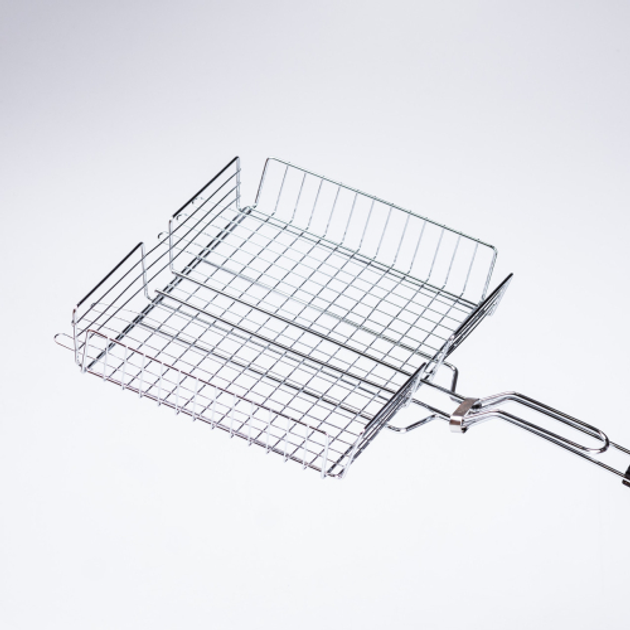 Решітка для гриля та барбекю GRILL глибока універсальна з накладкою прямокутна 42х31 см (HP458RESH) - фото 8 Решітка для гриля та барбекю GRILL глибока універсальна з накладкою прямокутна 42х31 см (HP458RESH) - фото 8