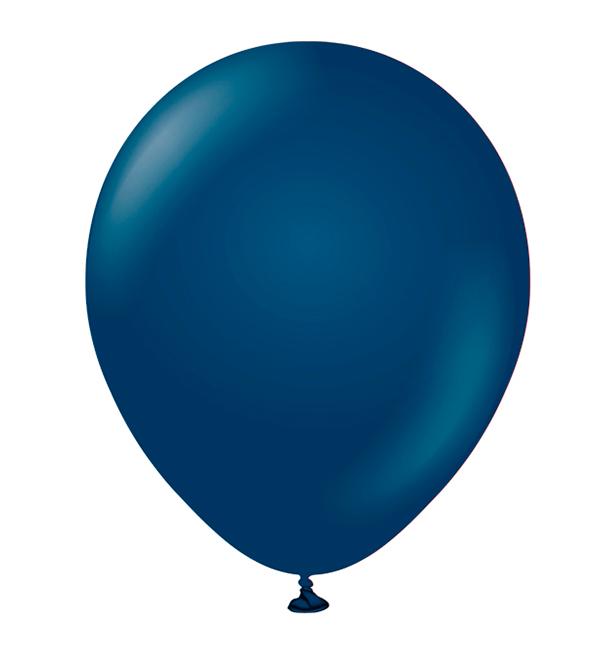Воздушные шары Kalisan 13 см 10 шт. Синий неви пастель (415413)