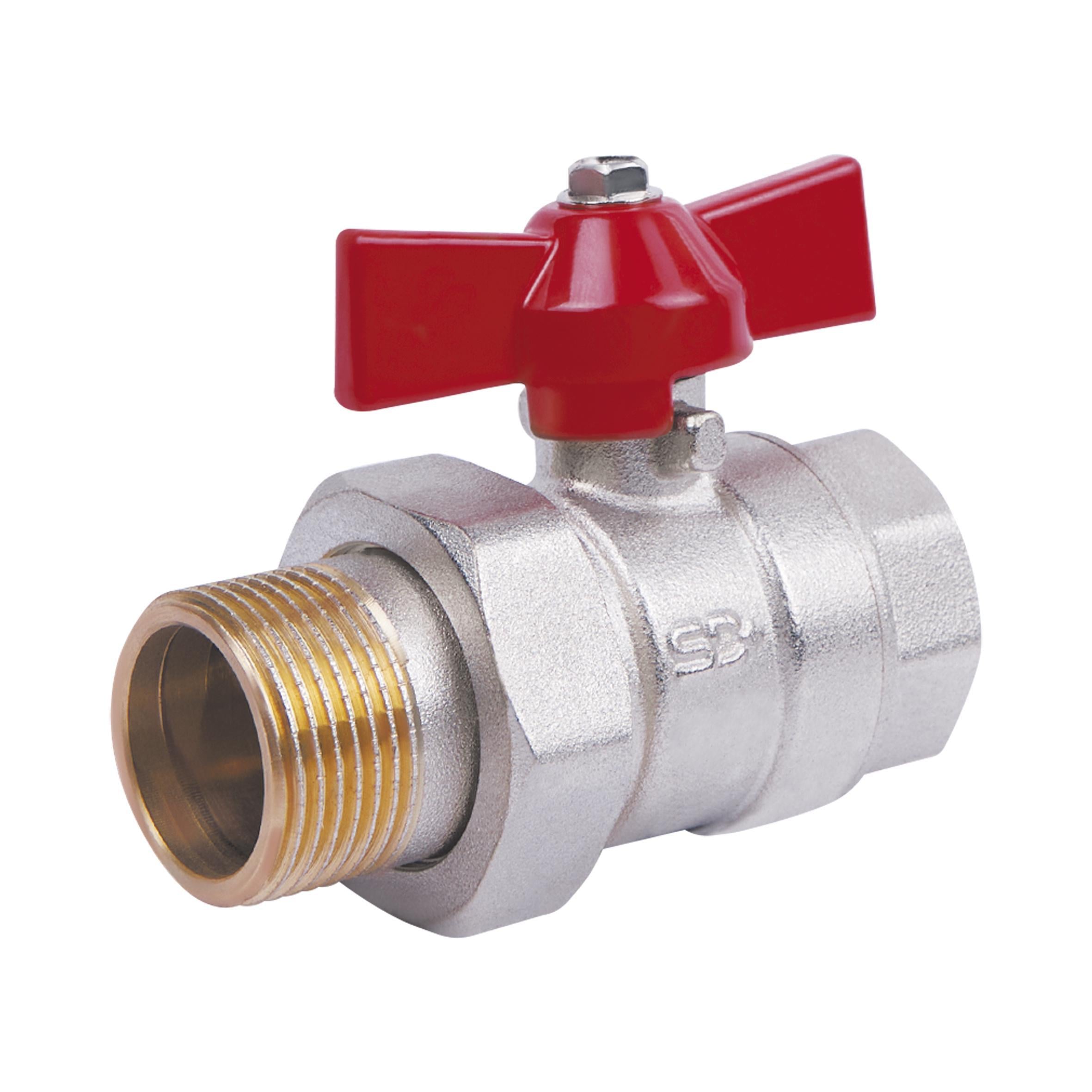 Кран шаровой SD Plus ВН SD221W20 Американка прямой 3/4" (SD00005490)