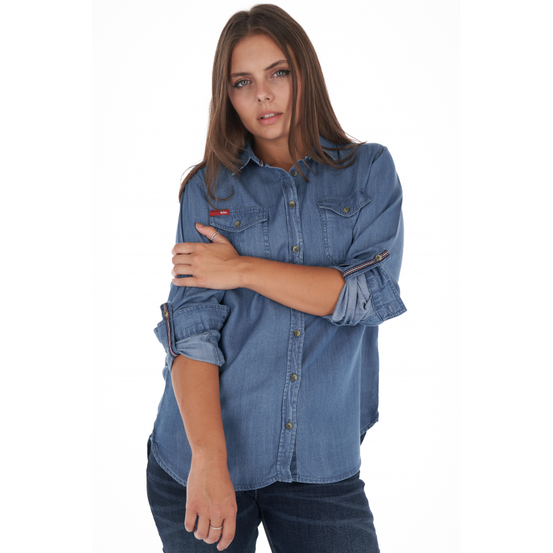 Рубашка женская Lee Cooper 60291001 M Синий Рубашка женская Lee Cooper 60291001 M Синий