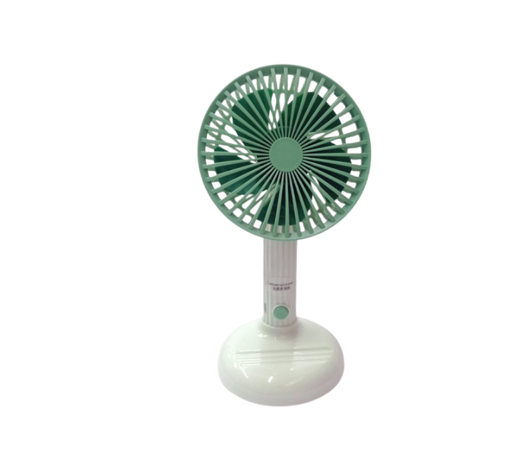 Вентилятор с подставкой Mini Fan ручной с 3 режимами Мятный (FY061)