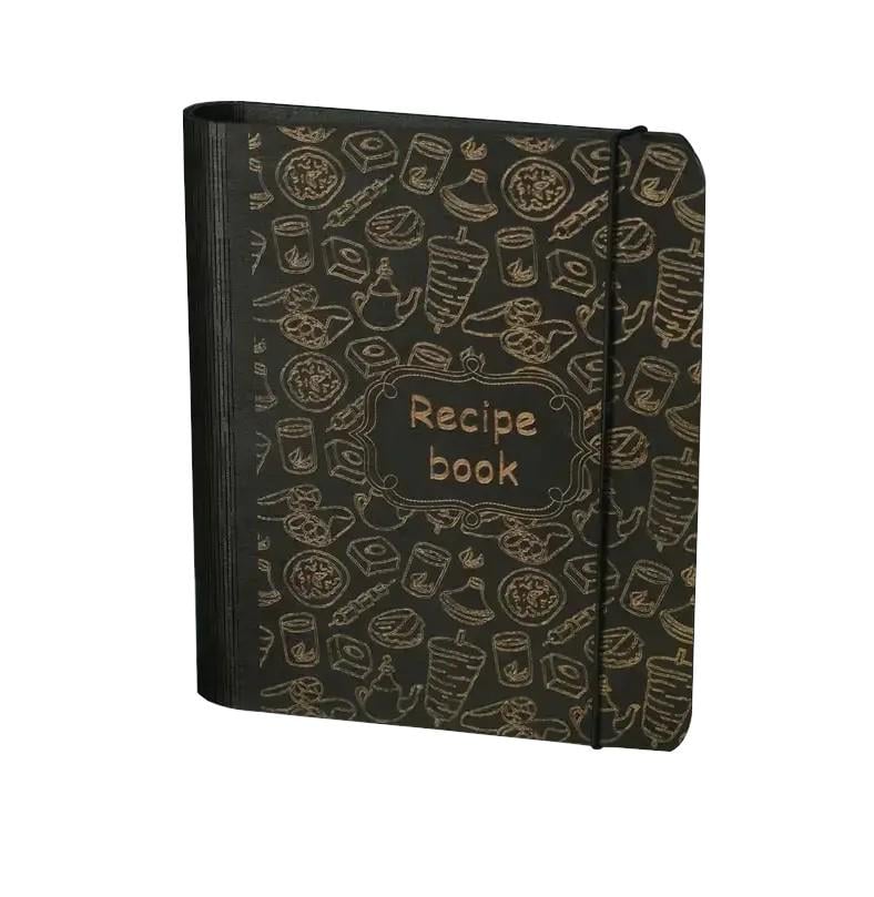 Книга "Recipe book" для кулінарних рецептів 80 аркушів А6 16,5х13 см (NB-109-3)