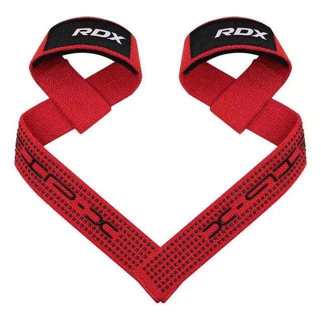 Лямки для тяги RDX S4 Gym Cotton Gel Straps Red Plus Лямки для тяги RDX S4 Gym Cotton Gel Straps Red Plus