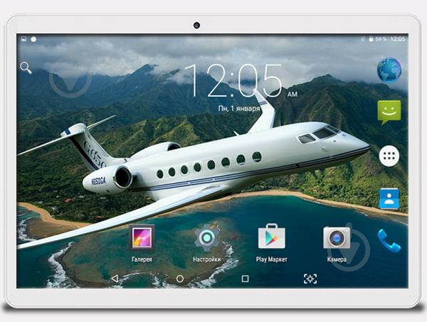 Планшет - телефон Hoozo MT232 Silver + Чехол-клавиатура + Карта памяти 32GB