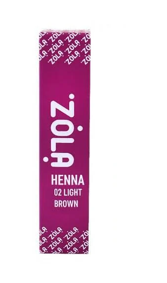 Хна для покраски бровей Zola Henna №2 Light brown 5 г