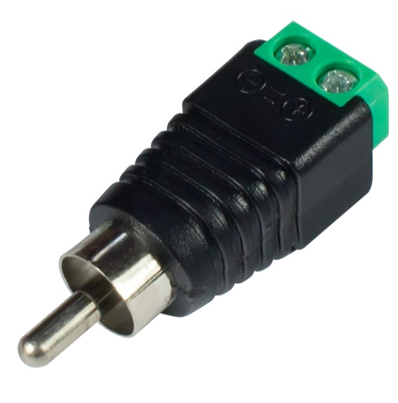 Роз'єм VOLTRONIC RCA-M з клемами для підключення аудіо/відео сигналу (YUT_V2731)