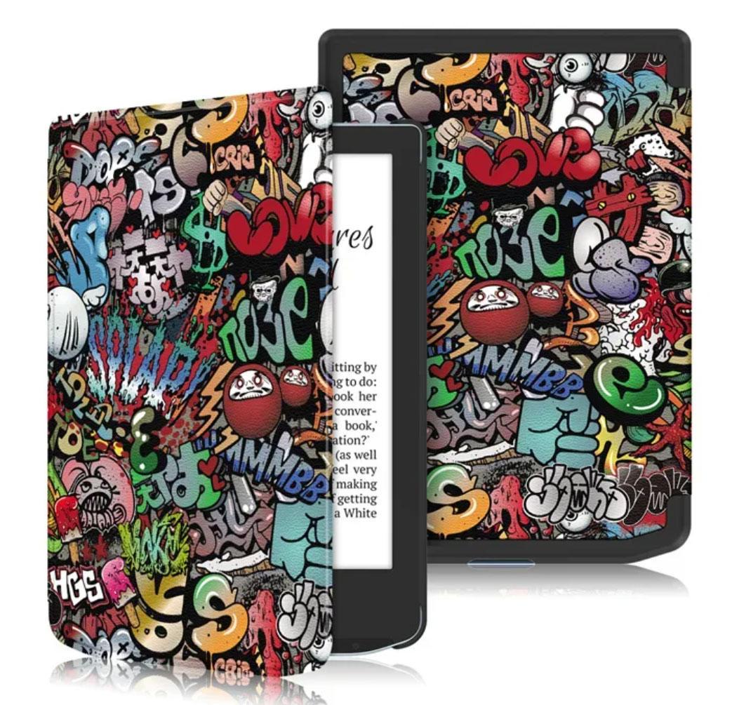 Чехол-обложка Primolux Slim для электронной книги PocketBook 629 Verse/PocketBook 634 Verse Pro Graffiti (2135680693) - фото 4 Чехол-обложка Primolux Slim для электронной книги PocketBook 629 Verse/PocketBook 634 Verse Pro Graffiti (2135680693) - фото 4