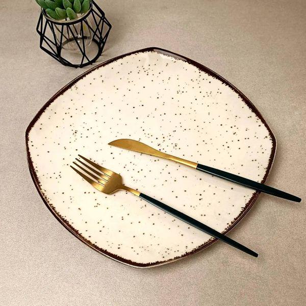 Набор блюд Kütahya Porselen Atlantis мелких 23 см 6 шт. Cream (CR3223) - фото 3 Набор блюд Kütahya Porselen Atlantis мелких 23 см 6 шт. Cream (CR3223) - фото 3