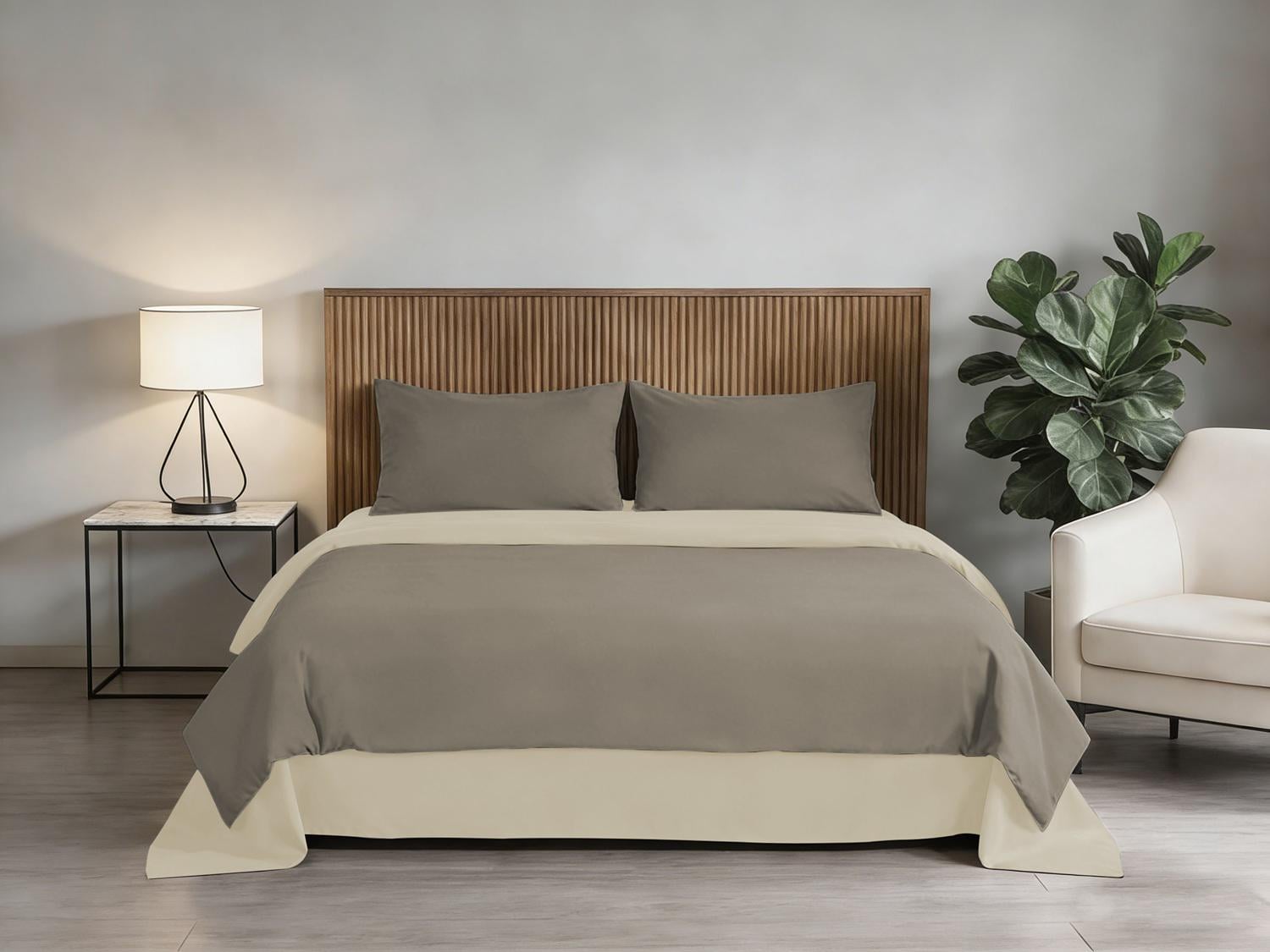 Комплект постільної білизни SOHO Сімейний 150х200 см Coffe/Beige (UG-PATTERN 21-F)