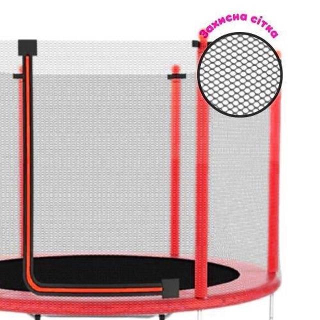 Батут-манеж детский Atleto KRB10 с сеткой 140 см Красный (22443928) - фото 8 Батут-манеж детский Atleto KRB10 с сеткой 140 см Красный (22443928) - фото 8