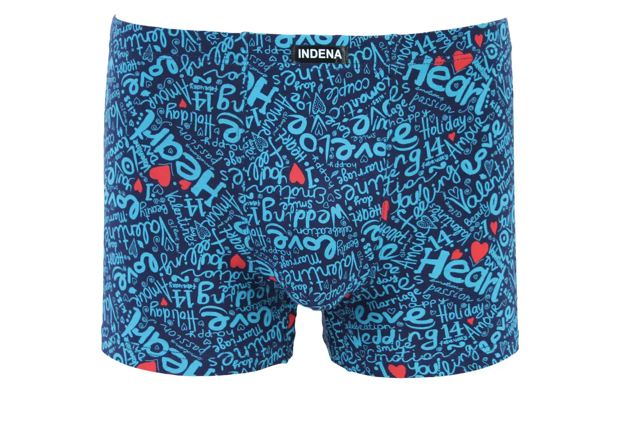 Мужские боксеры стрейчевые Indena 3XL р. 50-52 2 шт. Темно-Синий (81017)