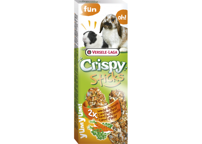 Лакомство для грызунов Versele-Laga Crispy Sticks Carrot&Parsley с морковью и петрушкой в стиках 2 шт. 55 г (620601)