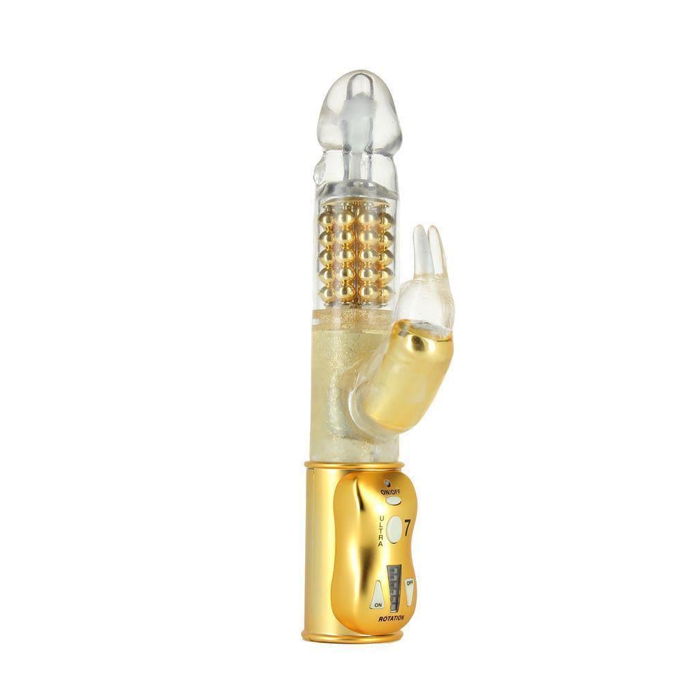 Вибратор-кролик Dorcel Orgasmic Rabbit с жемчужным массажем Gold (MD1090)