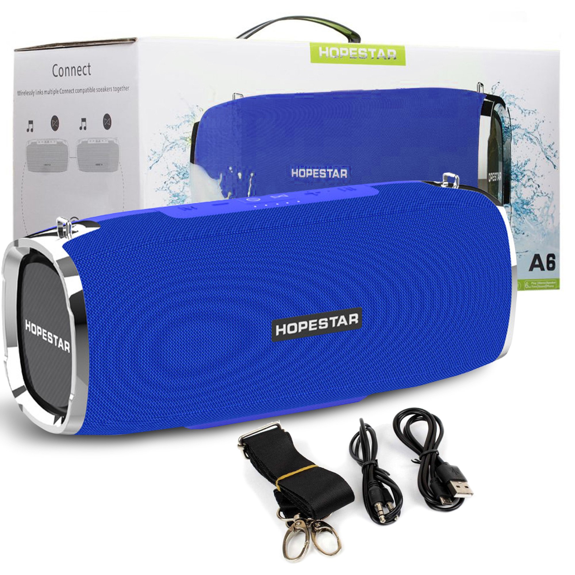 Акустична система Hopestar А6 Синій - фото 1 Акустична система Hopestar А6 Синій - фото 1