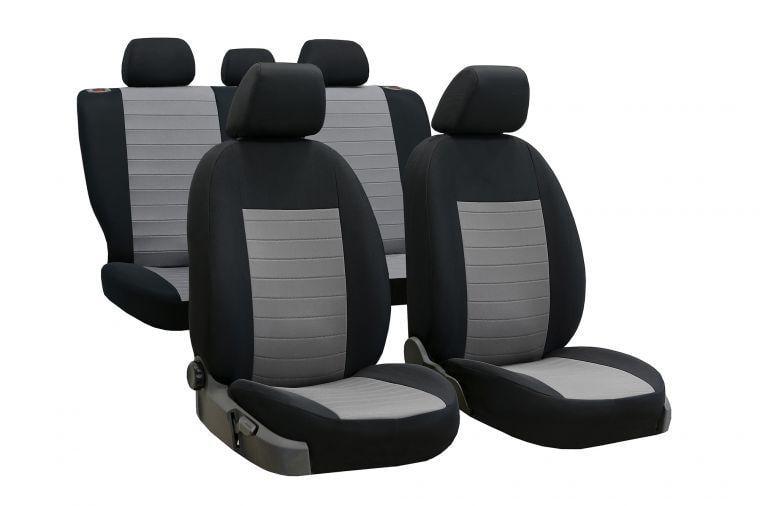 Авточехлы на сиденье для CHERY Beat 2009-2015 Pok-ter Pure Line с серой вставкой (r415764)