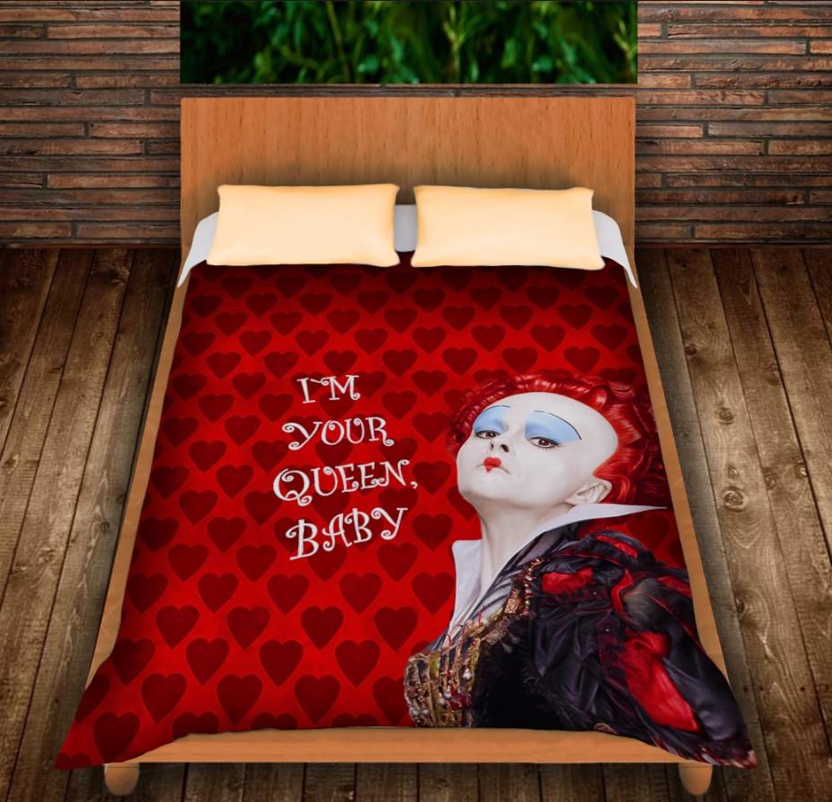 Плед с 3D принтом Красная королева 150x200 см (epi_0196)