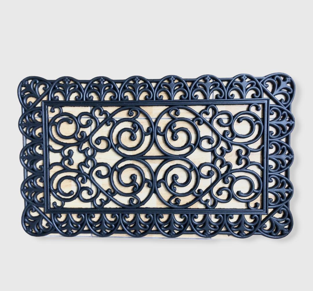 Коврик на порог Марсель резиновый ажурный 450х750 мм - фото 2 Коврик на порог Марсель резиновый ажурный 450х750 мм - фото 2