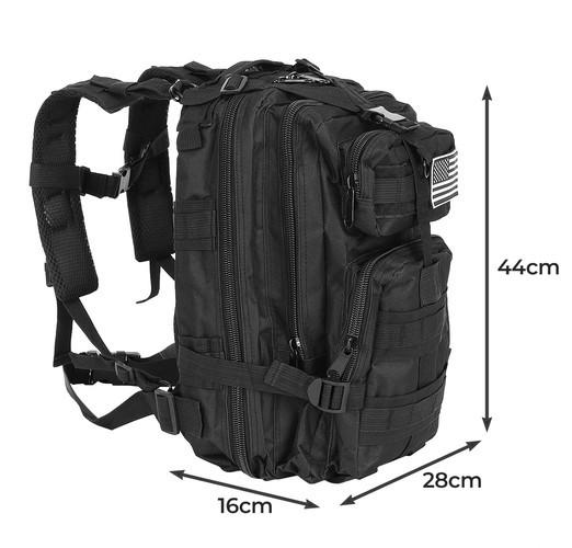 Рюкзак з системою швидкого скиду Trizand 26 л 44х28х16 см Чорний (27917683) - фото 9 Рюкзак з системою швидкого скиду Trizand 26 л 44х28х16 см Чорний (27917683) - фото 9