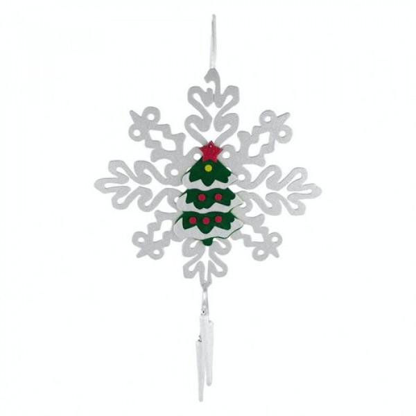 Новогодняя подвеска Seta Снежинка (19-1026-3)