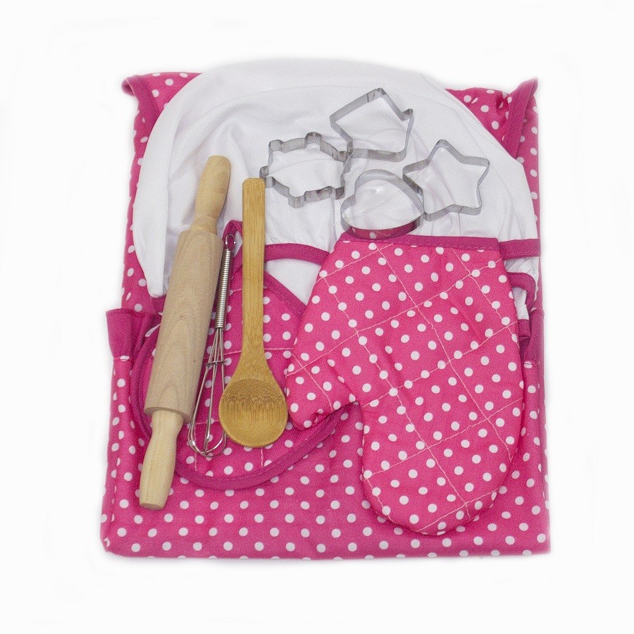 Детский кухонный игровой набор Deluxe Chef Set с фартуком и аксессуарами 11 шт - фото 3